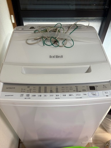 日立 ビートウォッシュ 8kg BW-V80F 全自動洗濯機