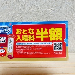 リトルプラネット おとな入場料 半額券の画像