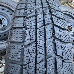 【美品】155/65R14 スタッドレスタイヤ 2022年製造の画像