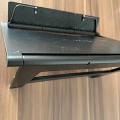 角度自由　Reodoeer 超薄型 ブックスタンド　楽譜スタンド　書見台　タブレットスタンド　レシピスタンド　台　黒　ユーズド　定価2180円の画像