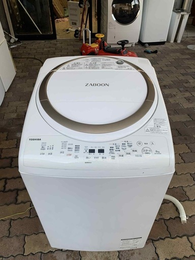 洗濯機(TOSHIBA 2018年製8kg/4.5kg乾燥)