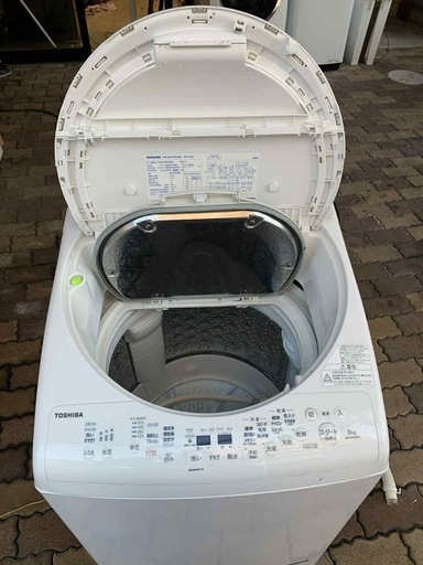 洗濯機(TOSHIBA 2018年製8kg/4.5kg乾燥)