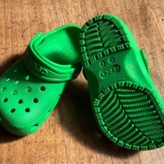 used【美品】キッズ・クロックスサンダルの画像