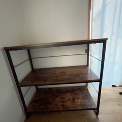  美品 ニトリ　シェルフ(N2 ステイン 8690 BR)の画像
