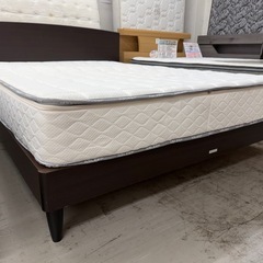 【愛品館 江戸川店 】 シンプルフレーム ワイドダブルベッド ASLEEP（アスリープ）の画像