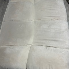 ソファ　フルフラット可能　2人掛けの画像