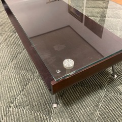 ニトリ☘ ̖́-ガラステーブル✨の画像