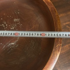 天然木 蕎麦 こね鉢 外寸49cm 蕎麦打ち　プロ使用の画像