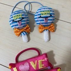 髪の毛のゴムの画像