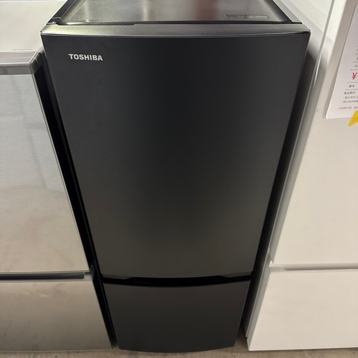 【富山市内配送設置無料！】【153L】【2025年製】2ドア冷蔵庫　東芝　GR-W15BS