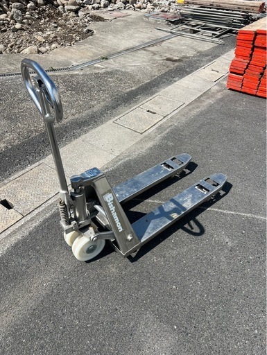 Bishamon ビシャモン オールステンレス ハンドリフト 1.5t 動作良好 引取限定