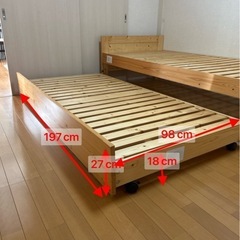 エキストラベッド付きシングルベッド
の画像