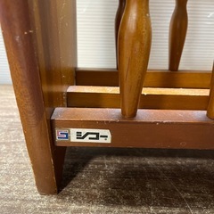 木製 マガジンラック シコークラフト ヴィンテージ 昭和レトロの画像