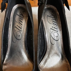 climb/黒パンプス/5センチヒールの画像