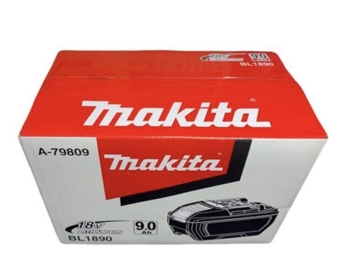 マキタ[makita]18V-9.0Ah バッテリ BL1890/箱付・純正