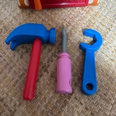 【部品欠品なし】アンパンマン はじめての大工さんセット 収納ボックス付きの画像