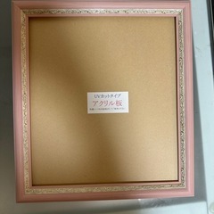 額縁　ヨーロピアン風ピンク額
の画像
