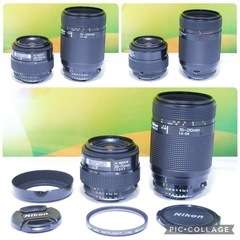 付属品多数✨Nikon D70 ダブルレンズ レトロかわいい すぐ撮影できる バッグ CFカード バッテリー２個の画像