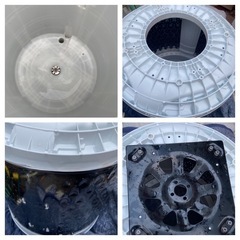 【受付終了】【23区近隣配送設置無料 】 T678 超極美品 2024年製 全自動洗濯機 4.5kg ホワイト  の画像