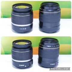 Canon EOS Kiss X9✨美品✨Wi-Fi搭載✨ダブルレンズセット 初心者おすすめ 軽量 スマホ転送 すぐ撮影できるの画像