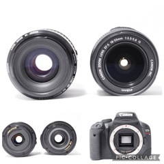 初心者おすすめ✨Canon kiss X4 ダブルレンズセット 一眼レフ 美品 スマホ転送 手ぶれ補正の画像