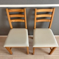IKEA LERHAMN ダイニングテーブル・椅子セットの画像