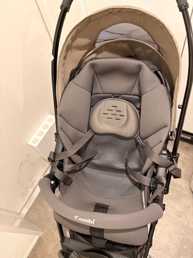 ベビーカー&純正レインカバー　コンビ　A型両体面　スゴカルエアー　エッグショック　MN