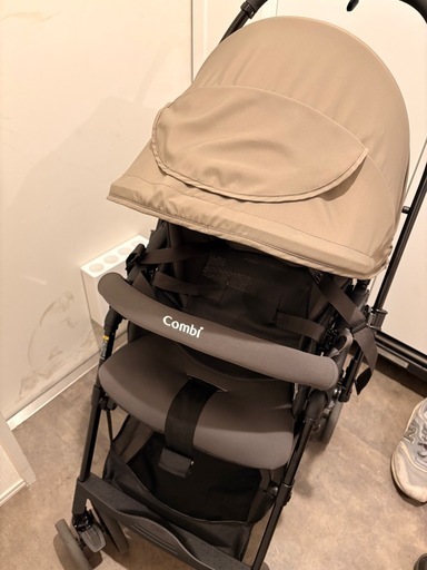 ベビーカー&純正レインカバー　コンビ　A型両体面　スゴカルエアー　エッグショック　MN