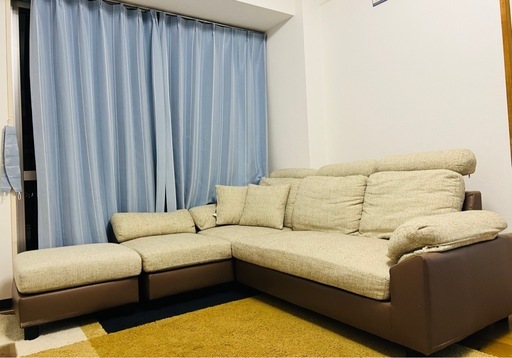 3-4人掛けソファ､洗えるカバー L字型3-4人掛けソファ、洗えるカバー