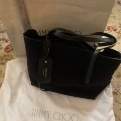 ジミーチュウ ツイストイーストウエストスタッズトートバッグの画像