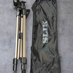 【超美品】SLIK F153 カメラ 小型軽量 3段 三脚 純正ケース付の画像