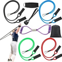 野球 ソフトボール レジスタンストレーニングバンド 野球チューブトレーニング器具の画像