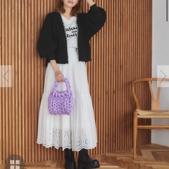 titivateのパールデザインニットカーディガンです☺️の画像