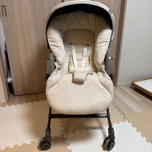コンビ  ネムリラ オートスウィング　BEDi Long スリープシェル EG+ミルキーベージュ