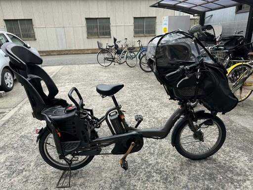ヤマハ　20インチ 電動自転車3人乗り　子供のせ　8.7Ah