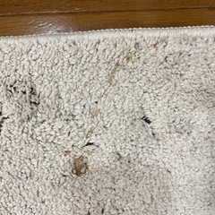 【お譲りします】ラグ 絨毯 ホワイトの画像