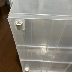 ベッド下収納ケース2個セットキャスター付きの画像