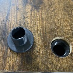 M759 フリノ JUSTシリーズ サイドテーブル ３段 アンバーパイン／ブラックの画像