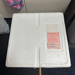 大きい発泡スチロール　正方形　釣りやレジャーに発送用にの画像