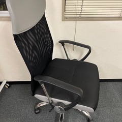 タンスのゲン オフィスチェア 腰楽ランバーサポート ハイバック メッシュ ロッキング 360度回転 座面昇降 デスクチェアの画像