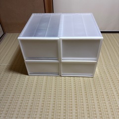 無印良品　ポリプロピレンケース　4個の画像