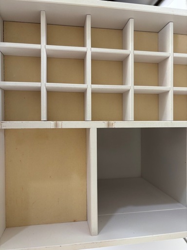 メイクワゴン ストア ホワイト(鏡、アクセサリーケース、ヘアアイロン