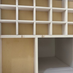 メイクワゴン ホワイト(鏡、アクセサリーケース、ヘアアイロン収納、引き出し付き)の画像