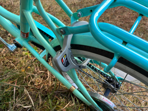 子ども自転車　20インチ　ミントグリーン