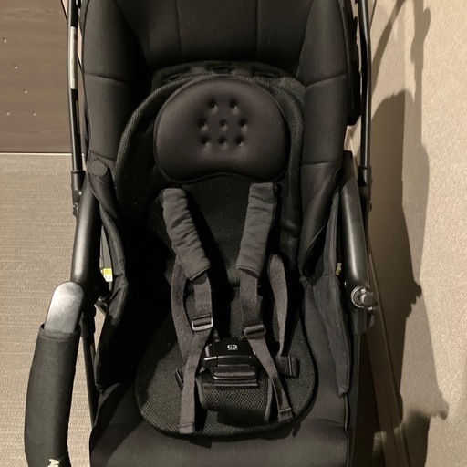 Aprica ラクーナ クッション　フリープラス　ベビーカー　ブラック