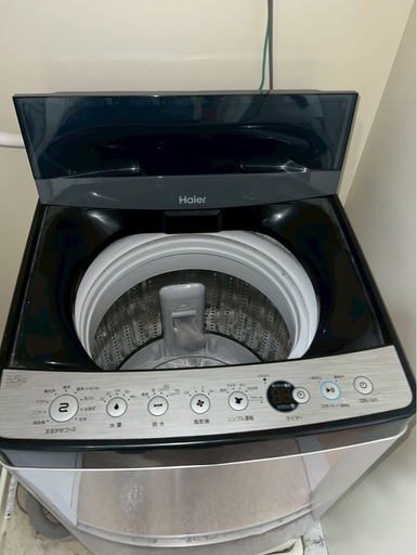 (運搬費込)(即日、深夜OK)Haier 2019年製5.5kg JW-XP2C55E オシャレ‼️美品✨女性にもオススメ‼️
