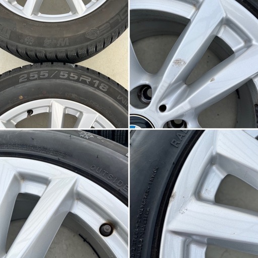  X5 純正ホイール＆スタッドレス4本セット 18インチ