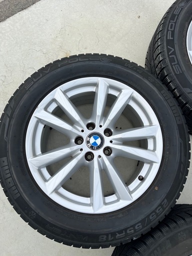  X5 純正ホイール＆スタッドレス4本セット 18インチ