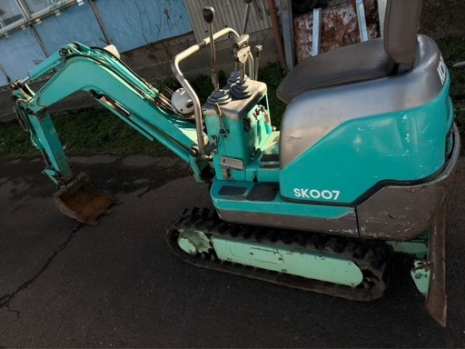 千叶KOBELCO コベルコ SK007-2ミニユンボ 可変脚 ディーゼル 検 PC ZX Vio U クボタ ヤンマー KOMATSU コマツ 油圧ショベル