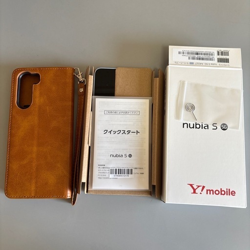 済）新品未使用SIMフリースマホ nubia S 5G ストレージ128GB